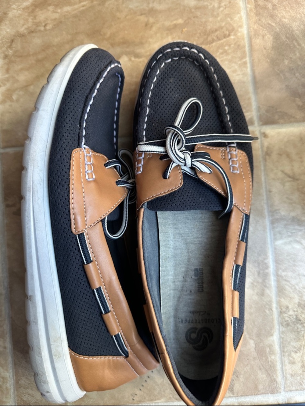 Clarks slip on shoes